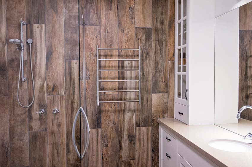 Bathroom Shower heated towel rack cabinets cabinetry Corowa NSW